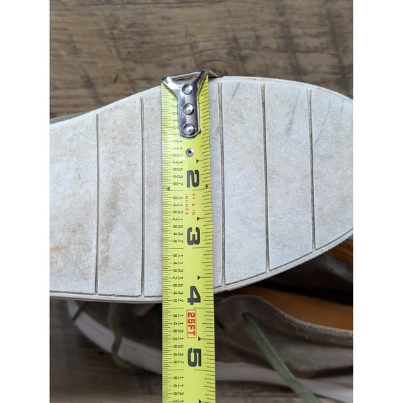 Vince Suede Chukka Sneakers Women's Size 9 Taupe Minimalist Quiet Luxury - Picture 5 of 16